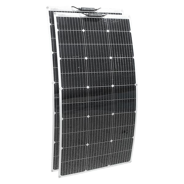 Flexibelt solpanel, 100W Maximal Effekt, Monokristallin Design, Kompakt Storlek,Nya 200W