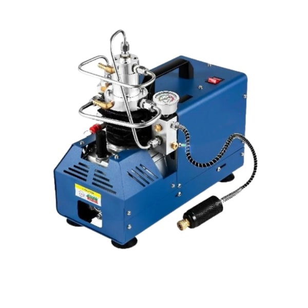 Højtryks PCP Luftkompressor Pumpe, 4500PSI, Olie/Vand Separator, Vandkølesystem 220V Manual Stop