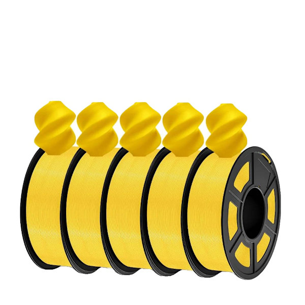 PLA Plus 3D-filament, 1,75 mm diameter, 1,1 kg vikt,PLA plus Gul