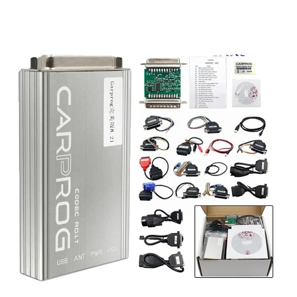 Carprog Online Programmer, Fuld Adaptere, Bedre end Carprog1093, CARPROG 821 Carprog 8.21 Carprog 8.21