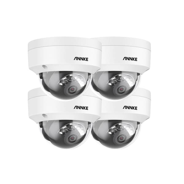 Sikkerhedskamera, 12MP opløsning, nattevisionsfunktion, 4Pcs kamera-a