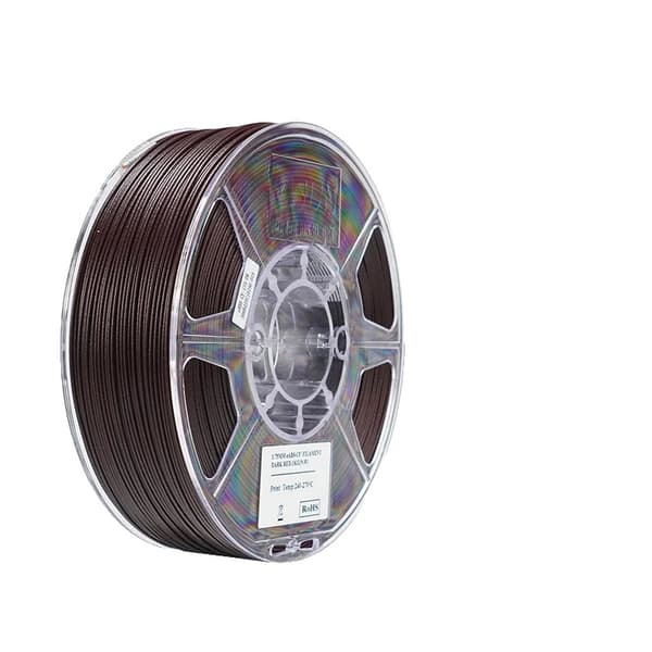 eABS-CF Filament, 1,75 mm Diameter, 1 KG Vikt,Mörkröd