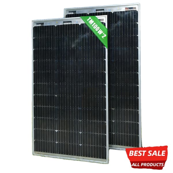 Solpanel, Bifacial Design, Nem Installation, mørkeblå