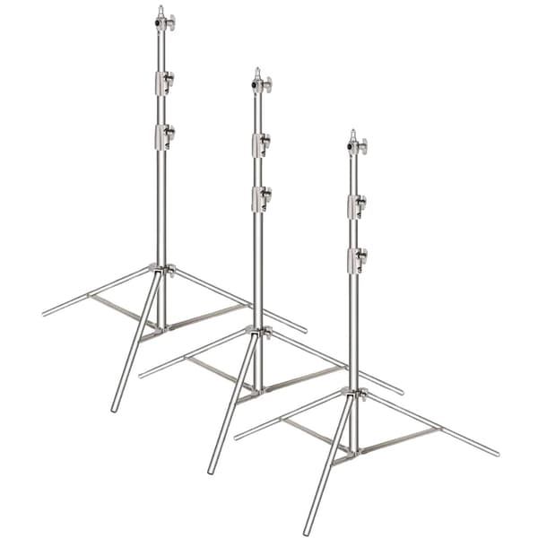 Fotostativ, Rustfrit Stål, Foldbar, 3x280CM