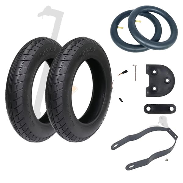 Hjulkit, 10 Tommer Dæk, Installationsudstyr, Plastik Pro2 Kit