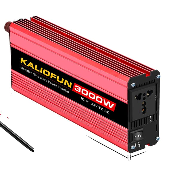 Inverter, Modifierad Sinusvåg, Kompakt Design, 12v-3000w-220v