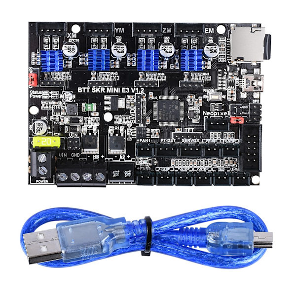 3D Printer Motherboard med TFT35 Touch Screen, 12/24V Strøm, TMC2209 Driver