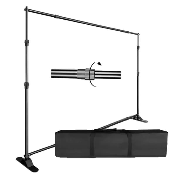 Baggrundsstøttesystem, Justerbar Ramme, Bærbart Design, 2.5x3.0M