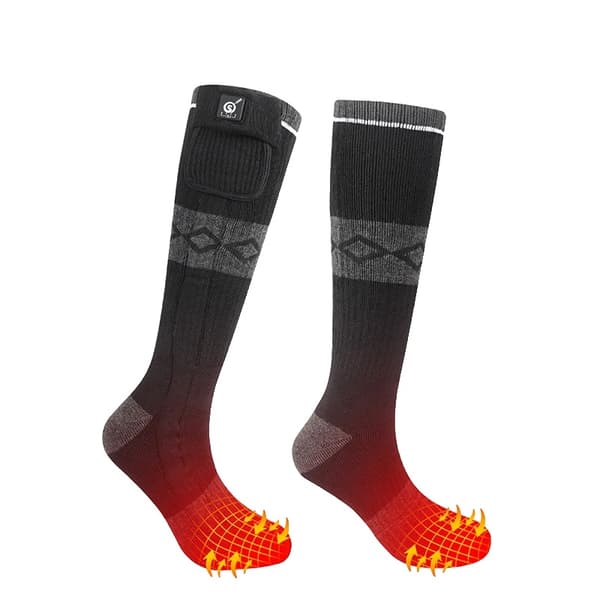 Uppvärmda vintersockor, justerbar temperaturkontroll, lång batteritid,', SS05BSS05B