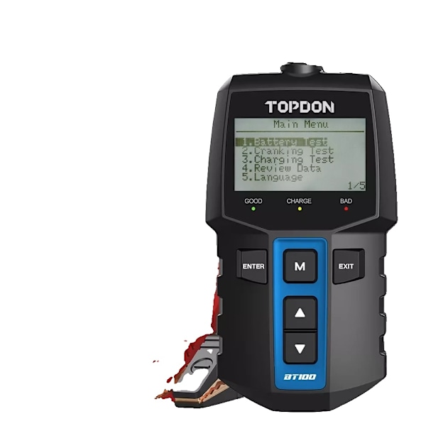 12V Bilbatteri Tester, LCD Skærm, Understøttelse af Flere Sprog,BT100 BT100 BT100