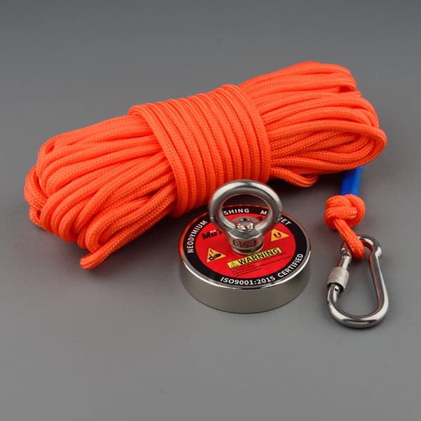 Magnet, 400BLS Trækstyrke, 10m Snor, Magnetreb