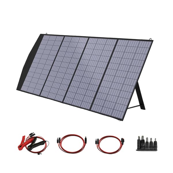 Foldbart Solpanel, Spidsydelse, Vandtæt, Kompakt Design, 200W