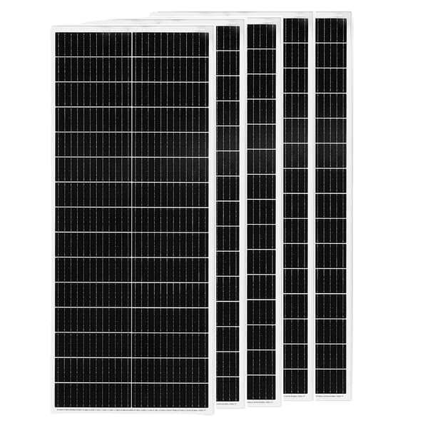 Solpanel, Hög Effektivitet, Mångsidiga Tillämpningar, 5Pcs100W (500W)