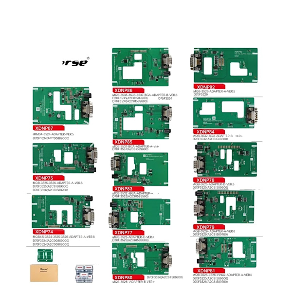 Xhorse MQB48 Adapter Sæt, Ingen Lodning, Kompatibel med VVDI PROG & Key Tool Plus