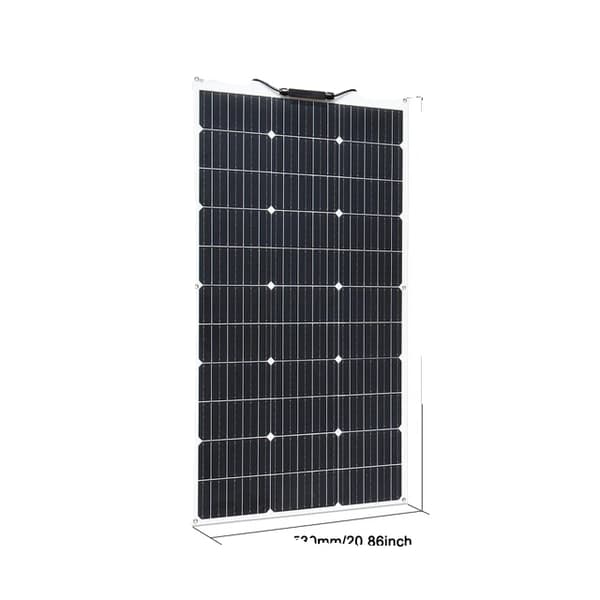 Flexibel solpanel, 150W, 18v laddning, 100W Solpanel