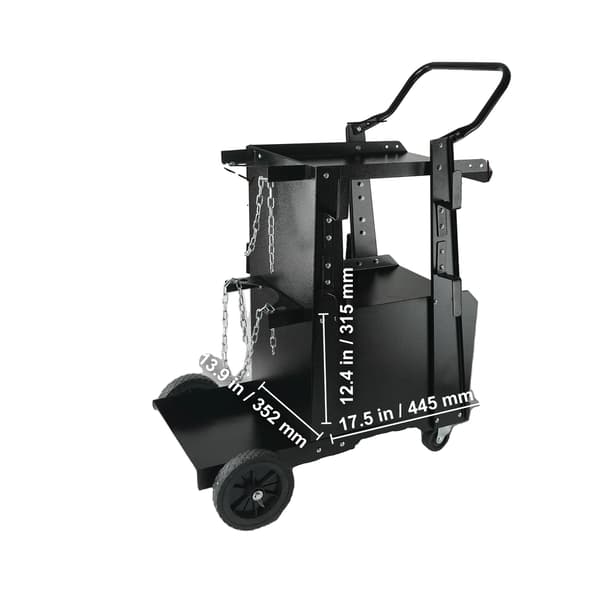Svetsvagn, 2-nivådesign, låsbart skåp, WT-79