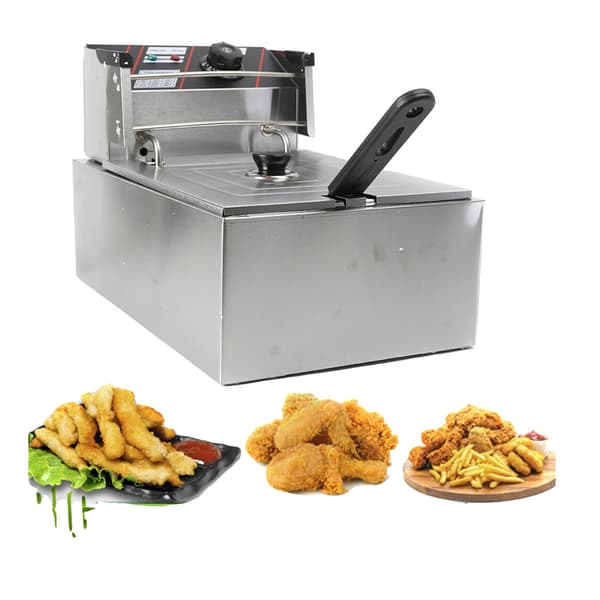 Fritös, Rostfritt Stål, 5,5 L Kapacitet