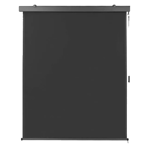 Utdragbar Vertikal Markis, Solresistent, Vindresistent, Grå 160cm x 250cm