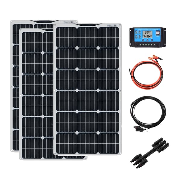Solpanel, Fleksibelt Design, Høj Effektivitet, 300W Kit