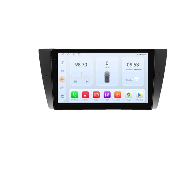 Multimedia Stereo, 9??Display, Kompatibel med 3 Serie 2006-12, Touch Screen, QS4-4G 8Core-4G 32G