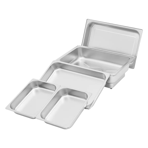 Buffet Server, Intelligent Temperaturkontrol, Højkvalitets Rustfrit Stål, 1eller2 Rum