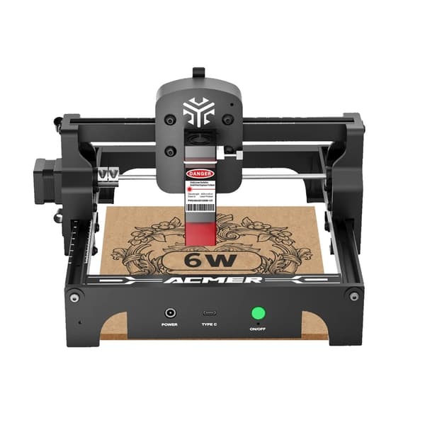 Mini Lasergravyr, Kompakt Design, Mångsidig Materialkompatibilitet, 6W