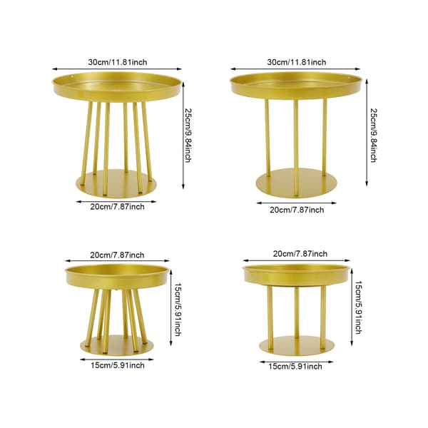 Metallblomsterställ, Modern Design, Mångsidig Användning,Guld, S