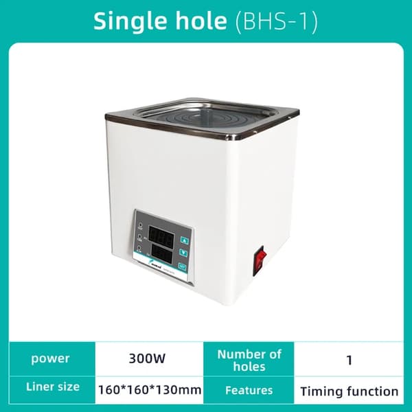Vattenbad, Digital Display, Konstant Temperatur, 1 hål, EU-kontakt