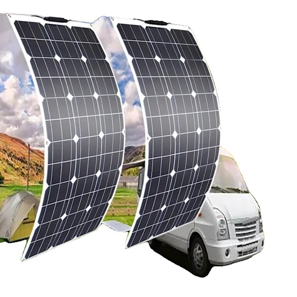 Solpanel, 200W, Flexibelt Fotovoltaiskt Panel, 200w flexibel 200w flexible 200w flexible