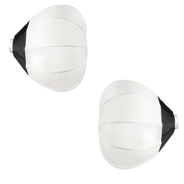 Softbox, 65 cm Diameter, Kompatibel med Bowens og Elinchrom Mounts, 2stk 65cm