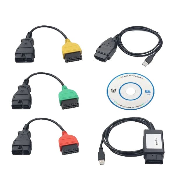 ECU Scanner, Fuldt Version V4.8, Understøtter Flere Køretøjer, Fuldt Adapter V4.8