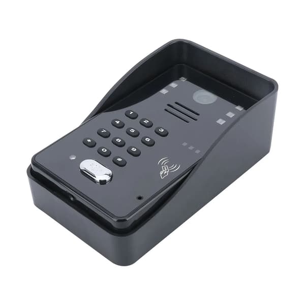 Video dörrtelefon intercomsystem, LCD-skärm, fjärrkontroll för upplåsning