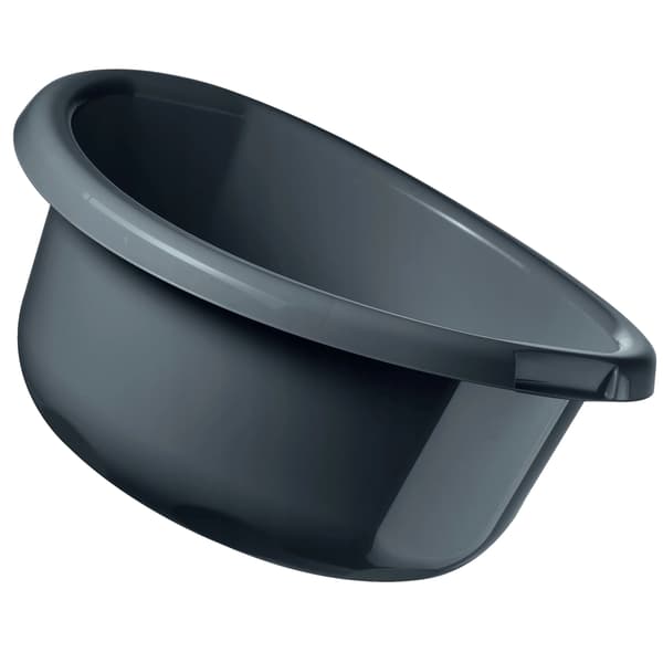 Plastskål, Ergonomisk Design, Mångsidig Användning, MÖRKT GRÅ-a, XL-a