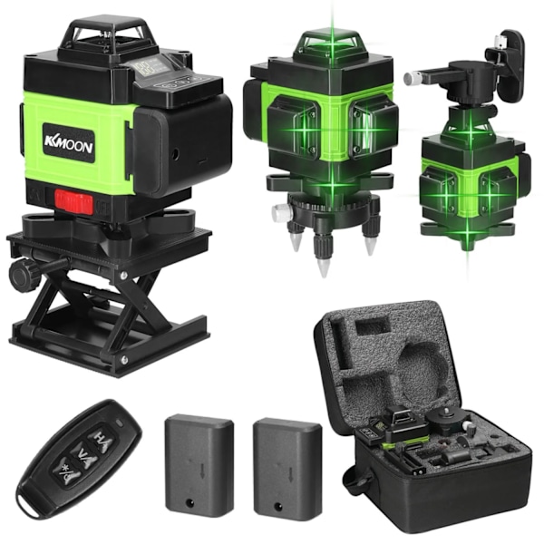 16 Linjers Laser Nivå, Självnivellerande, Uppladdningsbar med Stativ,Ingen stativställning No tripod stand No tripod stand