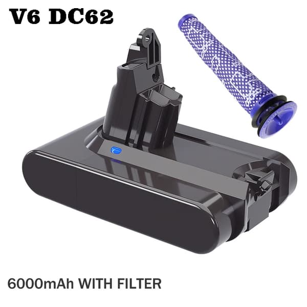 Batteri, 21,6V, 6000mAh kapacitet, Himmelblå