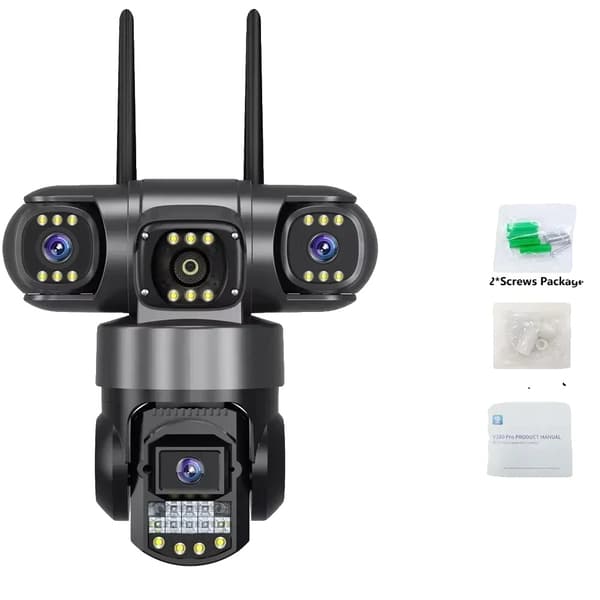 Kamera, 360-Grad Dækning, Smart Forbindelse, 256GB WiFi Kamera