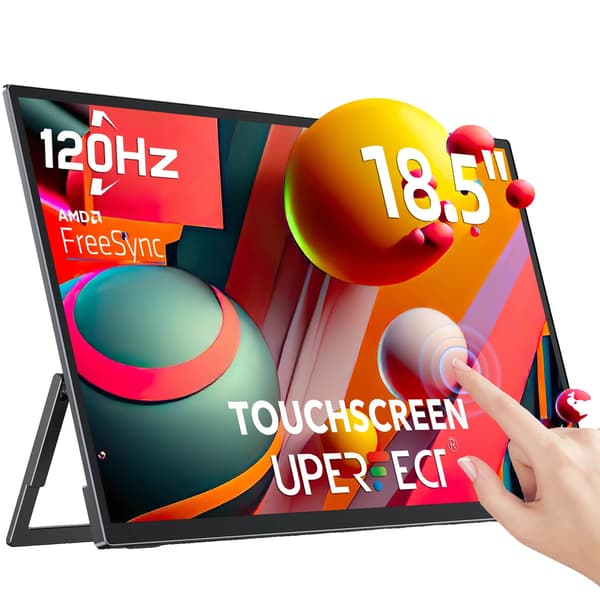 120Hz Touchscreen Bærbar Skærm, 18,5” IPS Display, HDR400 & AMD FreeSync