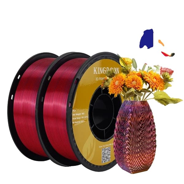 3D-utskrift Filament, PLA-material, 1 kg Spole, H-2KG