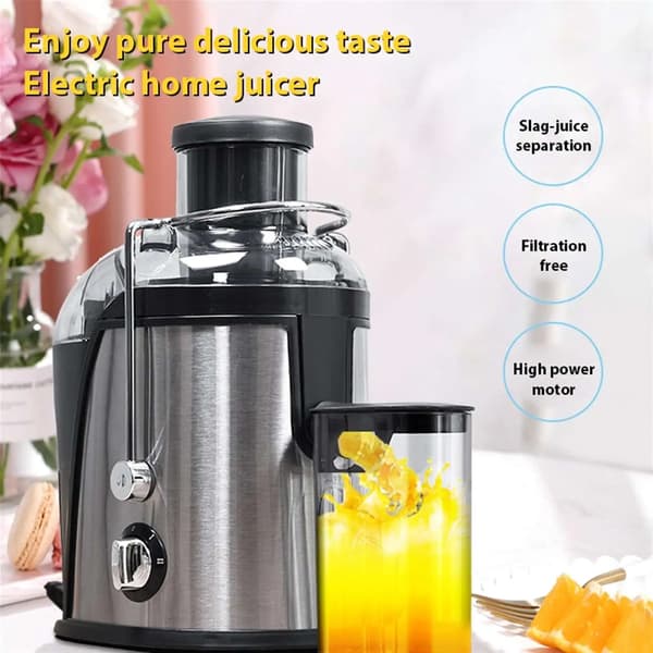 Centrifugaljuicer, 400W effekt, dubbel hastighet, 220V, EU