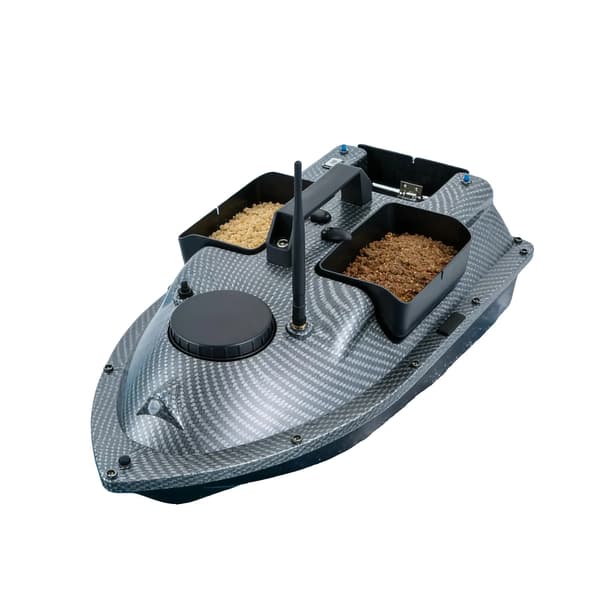 Fiskebaitbåd, GPS-navigation, dual motor kraft, sort