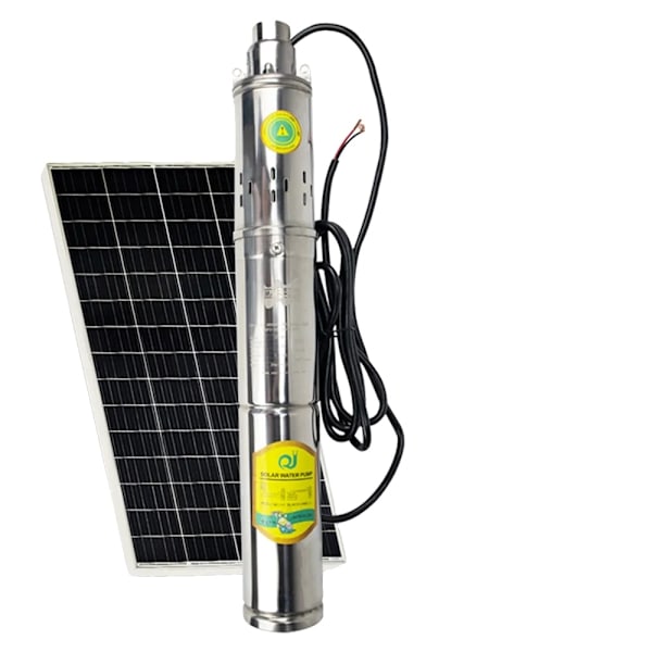 Solcellsdriven nedsänkbar pump, 370W, 2T/h, DC 24V, 370W 370W