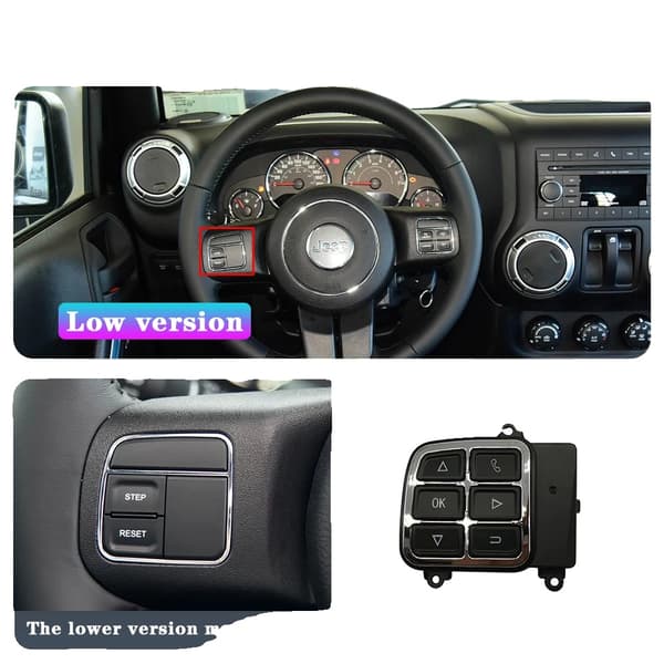 Digitalt Instrument Cluster, HD Skærm, Plug-and-Play Installation, For JK Low version
