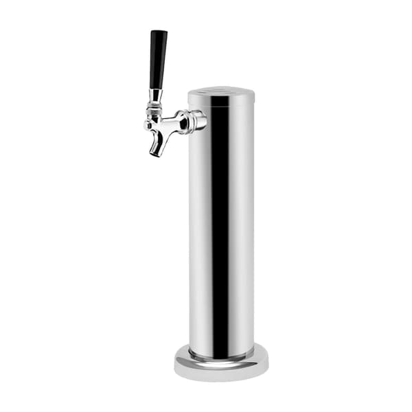 Øldispenser, Enkelt Tap Design, Rustfrit Stål Konstruktion, Sølv