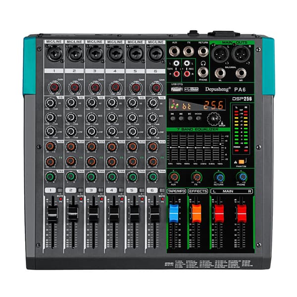 Lydmixer, 99 DSP-effekter, Professionel effektsammensætning, PA6