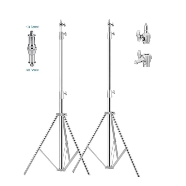 Valoteline, raskas teräs, säädettävä korkeus, 2PCS