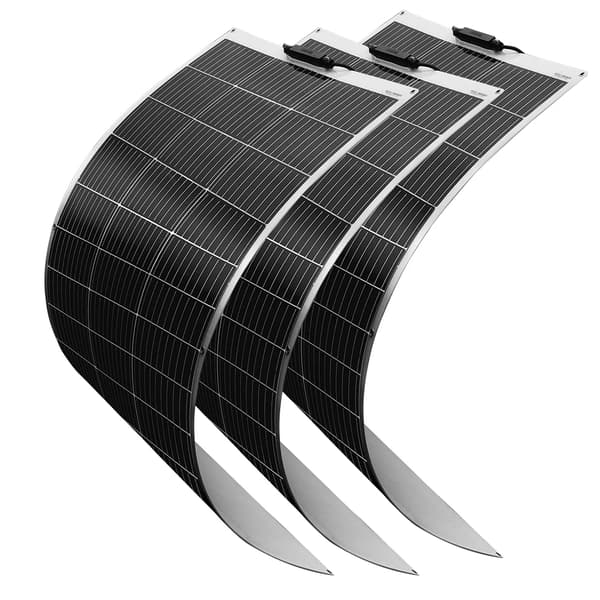 Solpanel, Høj Effektivitet, Fleksibelt Design, 3stk solarpanel