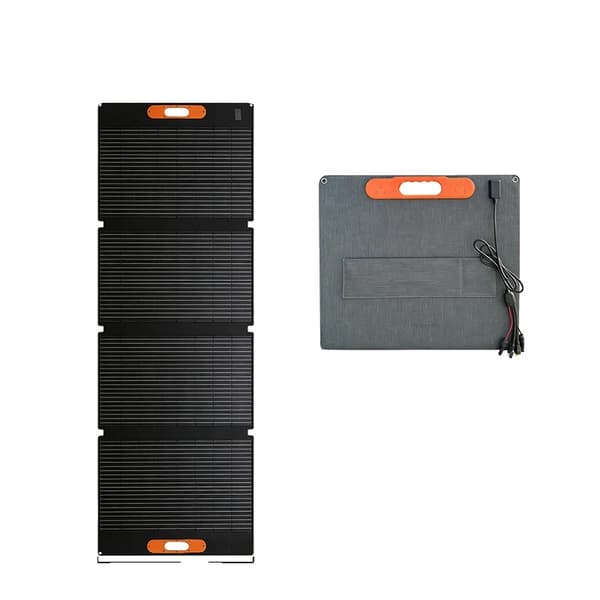 Solpanel, Høj Effektivitet, Foldbar og Bærbar, 200W Fleksibel Solenergi