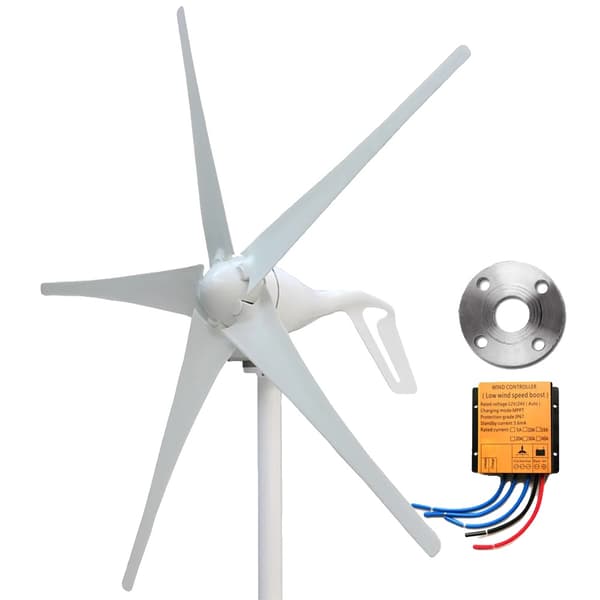 Vindkraftgenerator, Effektiv energikonvertering, Användarvänlig design, 400W 5 blad MPPT, 24V-a