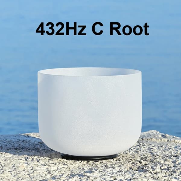 Krystal Sangskål, 432Hz Frekvens, C Note, 432Hz Note C