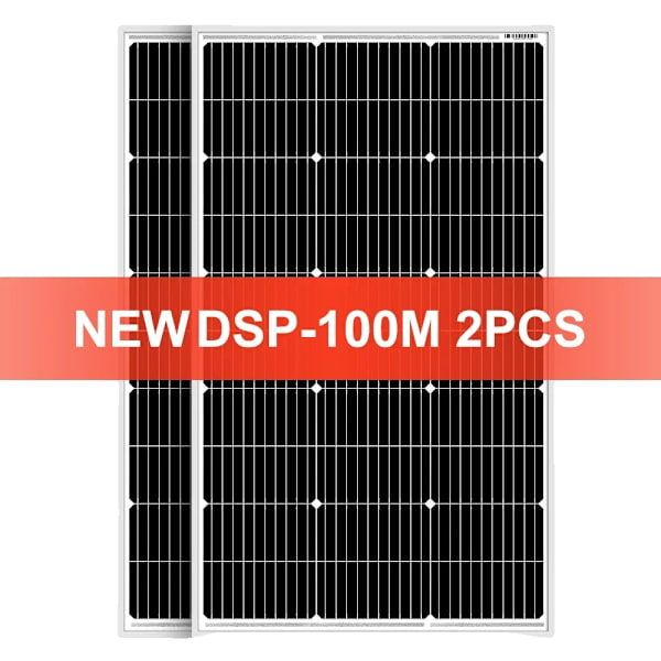 Solpanel, Effektiv Energi Generering, Kompakt Design, 200W